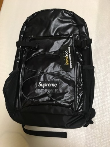 Backpack黒■Supreme 2017FW WEEK1  BAG