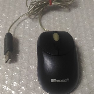 マイクロソフト　オプティカル（光学）マウス　紺色