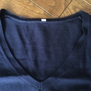 [美品]無印良品Vネックセーター Lサイズ