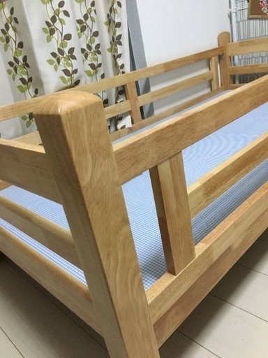 国産木製三段ベッド
