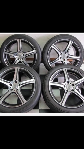 RAYS グラムライツT57RZ 225/45R18 PCD114.3 +48 - タイヤ、ホイール 