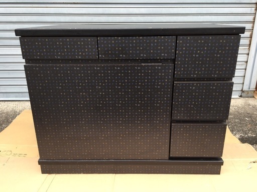 木製 収納ボックス 隠しスペースあり 幅81cm 奥行50cm 高さ63cm とも 鴻池新田の収納 家具 キャビネット の中古あげます 譲ります ジモティーで不用品の処分