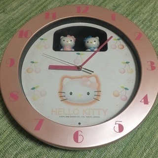 キティちゃん時計