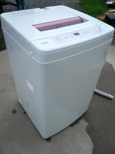 ピンク　AQUA アクア 全自動洗濯機 AQW-KS60B 2014年製 6.0㎏