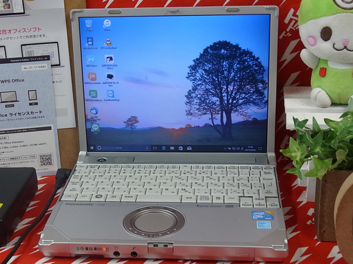 【完全整備済み】超軽量モバイルパソコン/サクサク使える/無線Wi-Fi/Win10/最新オフィス/初心者/安心サポート/パナソニック