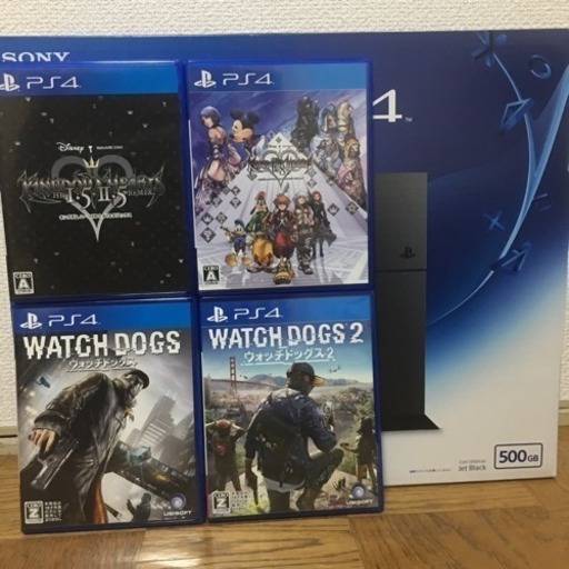 【売り切れ】ウォッチドッグス1.2セット PS4 本体 CUH-1200 AB01 500GB