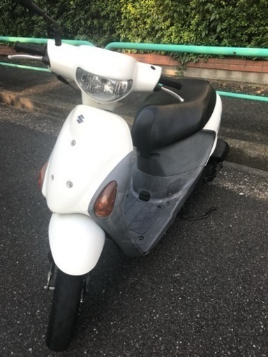 【格安】原付 スズキ レッツ4  白色 4st