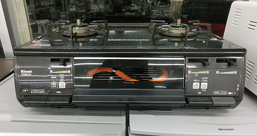 札幌 引き取り リンナイ LPガステーブル KGM63TBL 2014年製 中古品