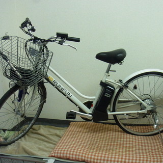 【商談中】　ランファン　2６インチ　白　　電動自転車