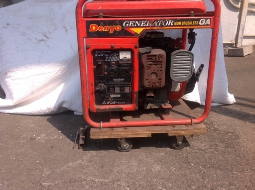 デンヨー2200アンペア発電機‼️