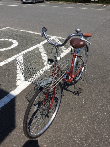 26インチ自転車　ママチャリ