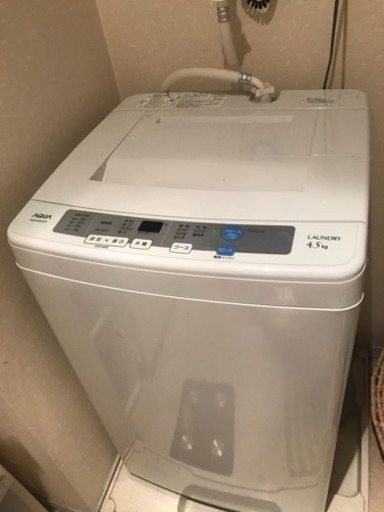 美品★AQUA 2015年式 4.5kg 洗濯機