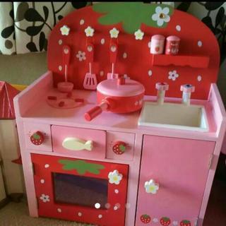 大注目 マザーガーデン☆大型 冷蔵庫 キッチンセット 洗濯機 野いちご