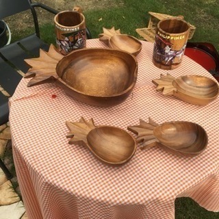 木製の食器類