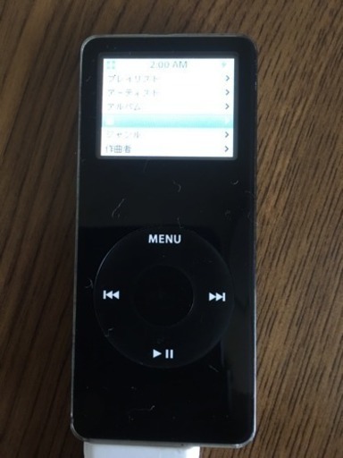 中 16.7 iPod nano アイポット ナノ 第1世代 ブラック 2GB A1137 中古品 定形外送料無料