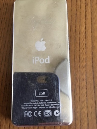 中 16.7 iPod nano アイポット ナノ 第1世代 ブラック 2GB A1137 中古品 定形外送料無料