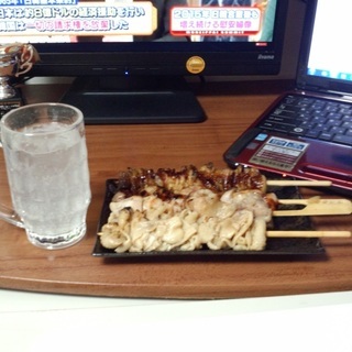 回転灯　赤　拡声器アンプセット