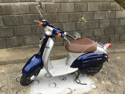 スズキ ヴェルデ 2サイクル 50cc 実働車 プラグ，バッテリー，Rタイヤ新品 年式の割にキレイ 配達できます