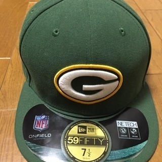 【美品】NFL ONFIELD 59FIFTY NFL グリーン...