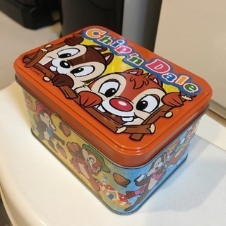 缶のみ☆TDRお菓子の缶 チプデ