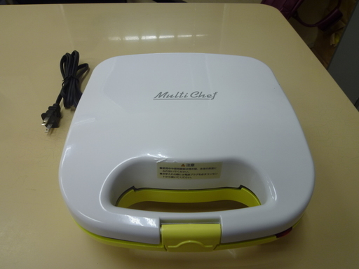 未使用品　マルチシェフ ワッフル\u0026ホットサンドメーカー