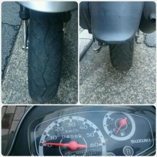 スズキ レッツ4 シルバー色 京都 通勤 通学等に！ スズキ レッツ4