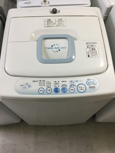 【期間限定30％OFF・全国送料無料・半年保証】洗濯機 TOSHIBA AW-42SJ 中古