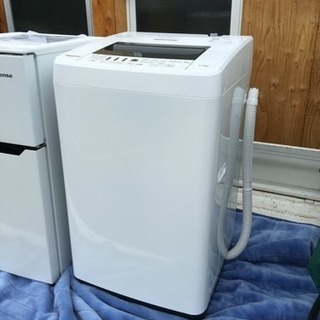 ３ヶ月使用 4.5kg洗濯機 2017年製 ハイセンス 1人暮らし HW-T45A