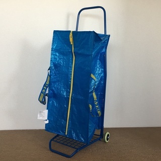 IKEA トロリーカート・ブルーバック付き（a)