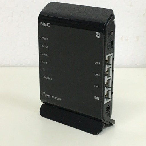 Nec 無線lanルータ Aterm Wg10hp Pa Wg10hp マロン 神沢の家電の中古あげます 譲ります ジモティーで不用品の処分