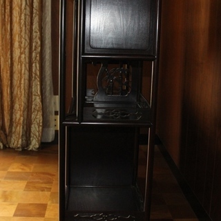 ☆取引中☆★美品★高級紫檀 中澤唐木 茶棚 飾棚 飾り棚 茶箪笥 煎茶道具