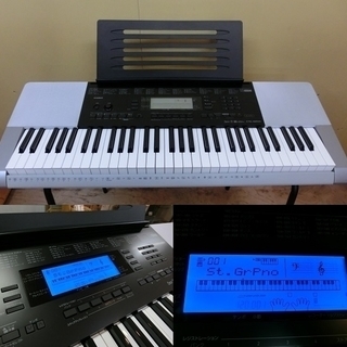 【販売終了いたしました。ありがとうございます。】CASIO　61鍵盤　キーボード　CTK-4200　別売りスタンド付き　中古品