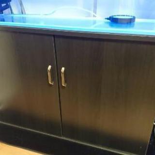 900ワイドスリムの熱帯魚水槽一式！ディスカス３匹