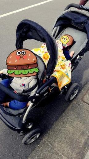 双子ベビーカー☆縦型☆