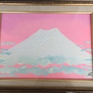 開運富士 子安 子宝のピンク 美品