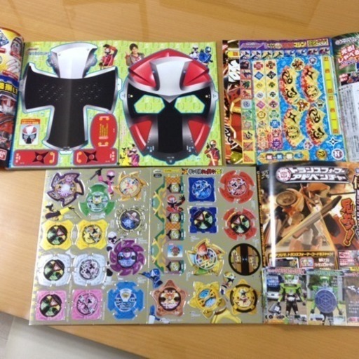 ニンニンジャー てれびくん5冊 2015 4 8月 Dvd2枚未開封 戦隊