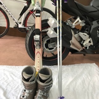 佐川飛脚便対応！ スキー三点セット 女性用