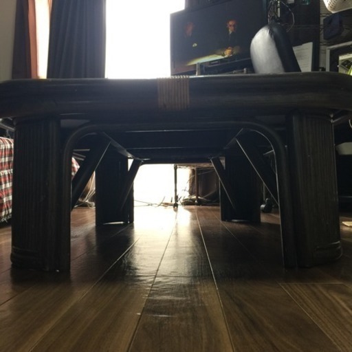 ★リメイク用に！ラタン（籐製）のこたつテーブルです (むんぴぃ) 芦屋のテーブル《こたつ》の中古あげます・譲ります｜ジモティーで不用品の処分