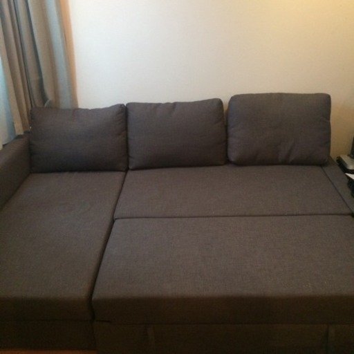 Ikeaソファーベッド こへ 初台のソファ 3人掛けソファ の中古あげます 譲ります ジモティーで不用品の処分
