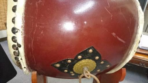 和太鼓 長胴太鼓 46cm 鼓面40cm 台、バチ付き | gellertamayolaw.com