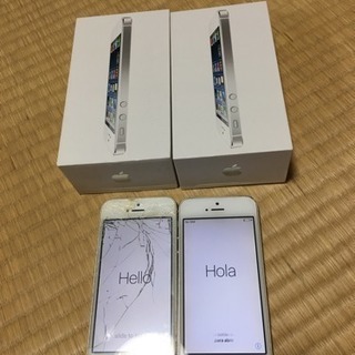 iPhone5 32G 2台まとめ売り