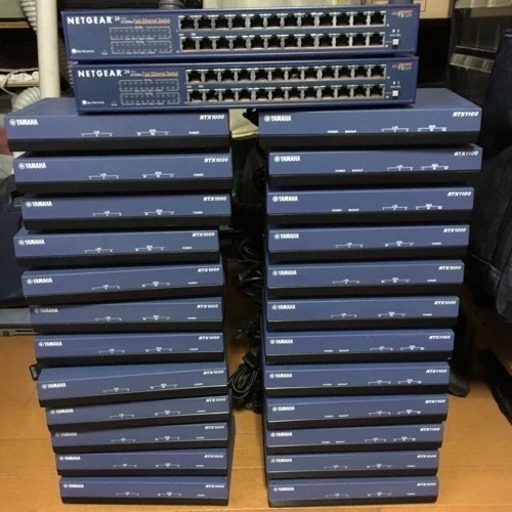 RTX-1000 ヤマハルーター 24台FS524ネットギア スイッチハブ