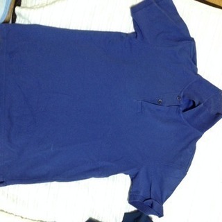 ユニクロの青ポロシャツ100円