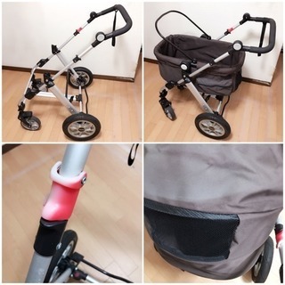 [中古] ペットバギー プリモ 耐荷重30kgまで ブラウン