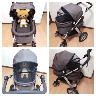 [中古] ペットバギー プリモ 耐荷重30kgまで ブラウン