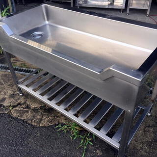 〓 R 〓 舟形シンク W1200×D600×H800 