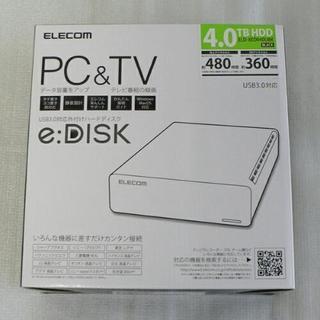 ★新品★ELECOM 4TB 外付けハードディスク