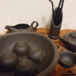 【終了】中国茶器、茶道具セット 未使用