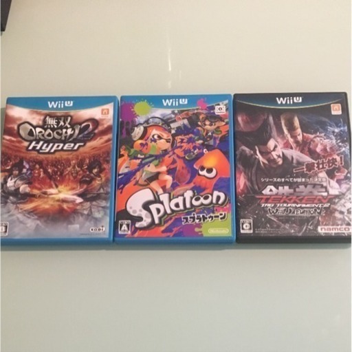 WiiUソフト 3枚組 スプラトゥーンも！