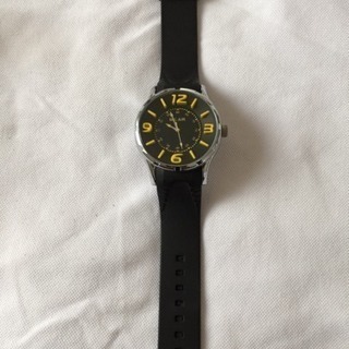 シリコン 腕時計 黄色